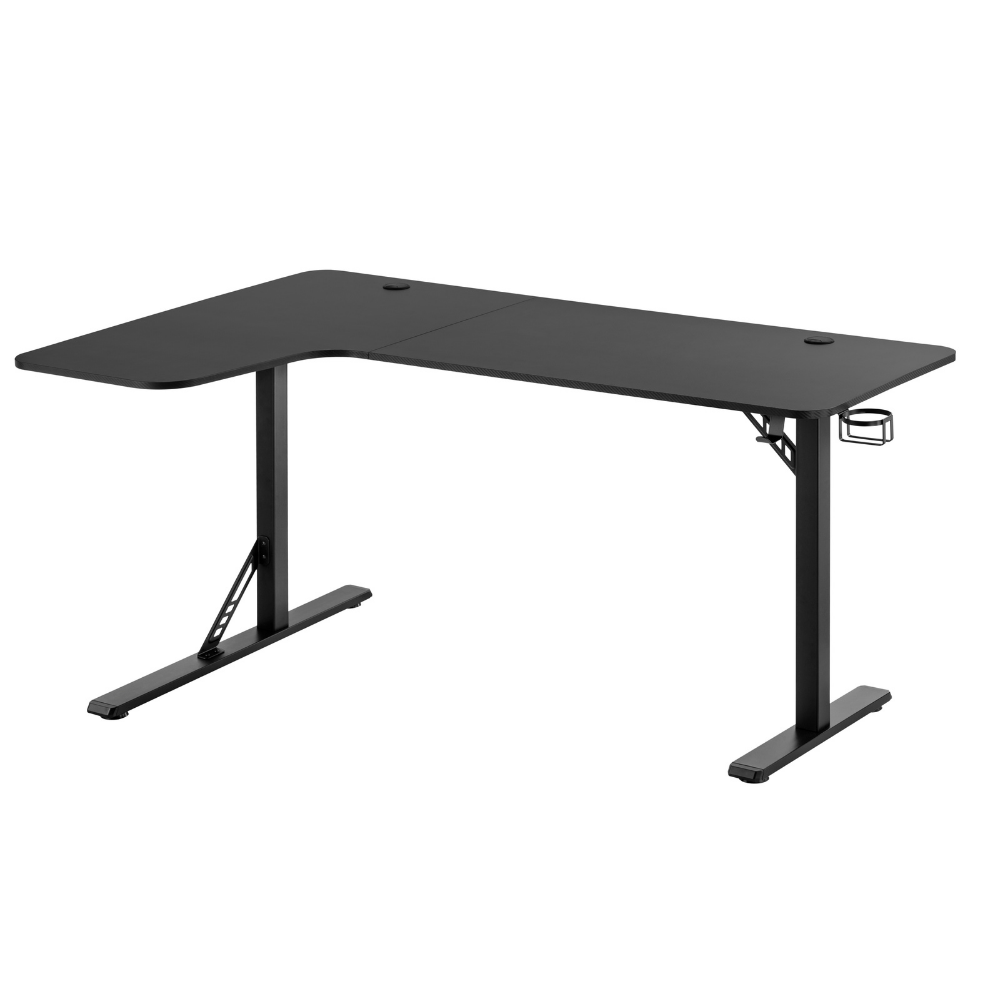 Alterzone ゲーミングデスク 左L字型 ラック&カップホルダー付き Alterzone ゲーミングデスク 左L字型 ラック&カップホルダー付き