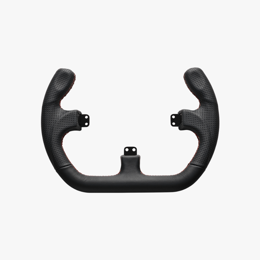 C型 ブラック レザー ステアリング Black Leather Rim | dele.io