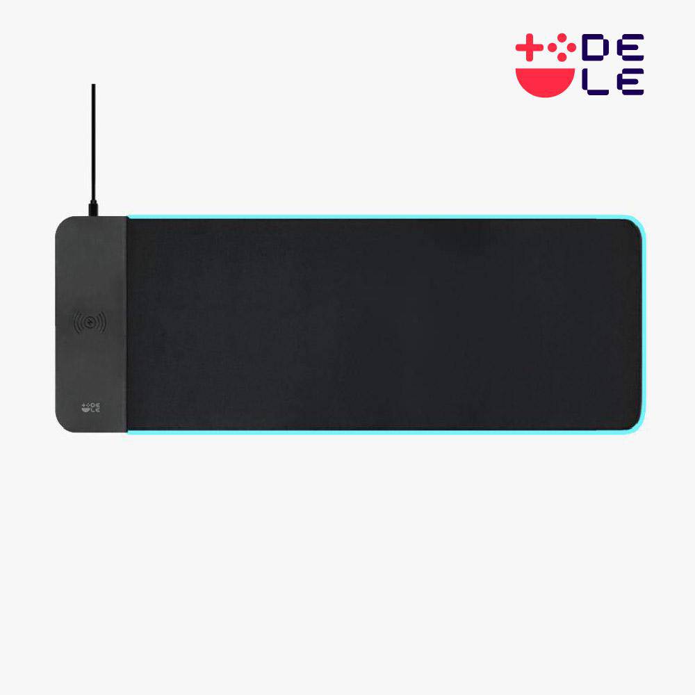 DELE ゲーミングマウスパッド RGBイルミネーション 置くだけ充電 iOS