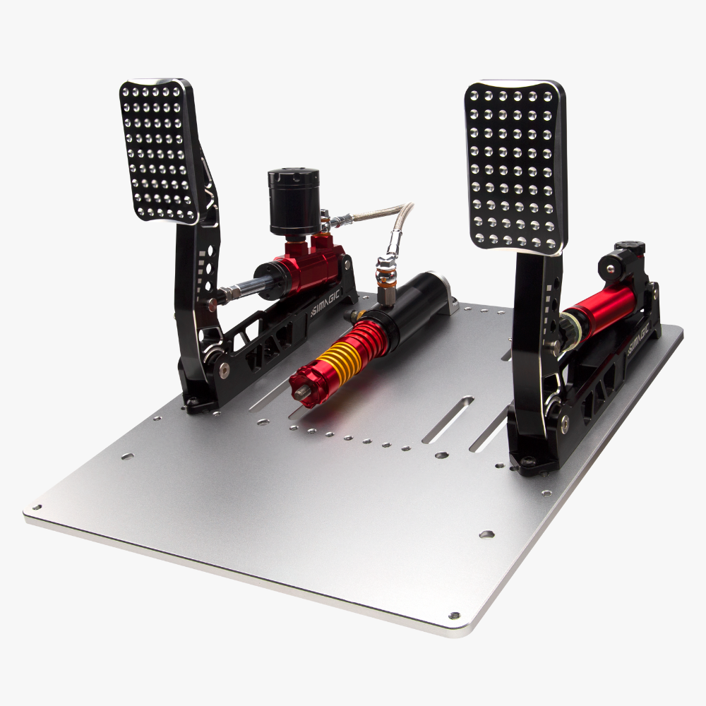 Simagic P2000ペダル シマジック 100kgロードセル 油圧式 Simagic P2000ペダル シマジック 100kgロードセル 油圧式