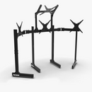 アルミクワッドフロアモニタースタンド（補助脚付き）VESAマウント付き 国内正規品 MS-FM-QD2-FM - dele.io