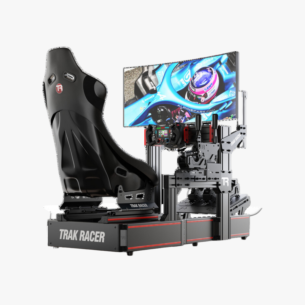 Trak Racer コックピット直付けシングルモニタースタンド+VESA
