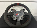 【箱無し中古品】GT1-SR ステアリングホイール（アルカンタラ）クリックリリース付き - dele.io