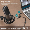 FIFINE T683 コンデンサーマイク USB-A/Cケーブル ポップガード アームスタンド Mac/Win/Linus/PS/Xbox対応 国内正規品