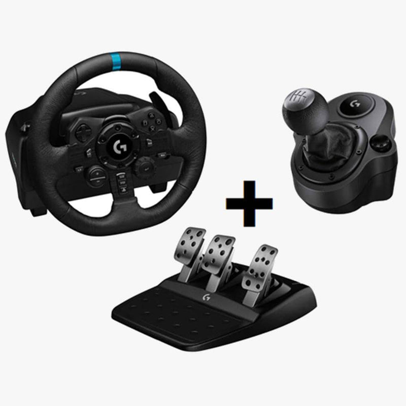 Logitech G923 Driving TureForce Feedback Racing Wheel Shifter付き セット - dele.io