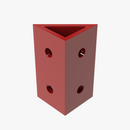 TR8020 スペアコーナーブラケット　80 X 40MMレッド 国内正規品 TR80-80B-RED - dele.io