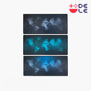 DELE ゲーミングマウスパッド マウスパッド 大型 キーボードパッド 滑り止め おしゃれ 布製 世界地図 - dele.io