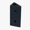 TR8020 スペアコーナーブラケット - 80 x 40mm - ブラック 2個セット - dele.io