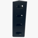 TR8020 スペアコーナーブラケット - 160 x 40mm - ブラック - dele.io