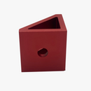 コーナーブラケット - 40 x 40mm - 1個入り(赤) - dele.io