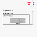 DELE ゲーミングマウスパッド マウンテンデザイン 大型 キーボードパッド 滑り止め おしゃれ MO-Blue - dele.io