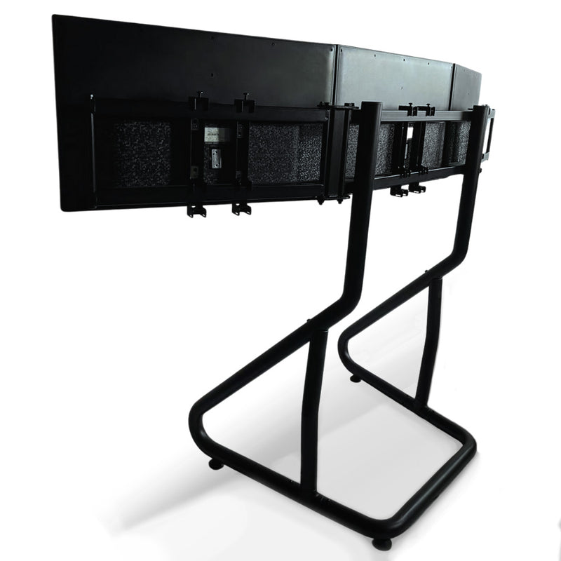 【10/20発売 予約販売中】DELE Monitor Stand DMS-1 トリプル モニタースタンド AP2対応 24-32インチ DRS-1 高さ調整可 フロアモニタースタンド - dele.io